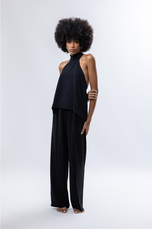 Black Marie Pant + Ulla Top Set