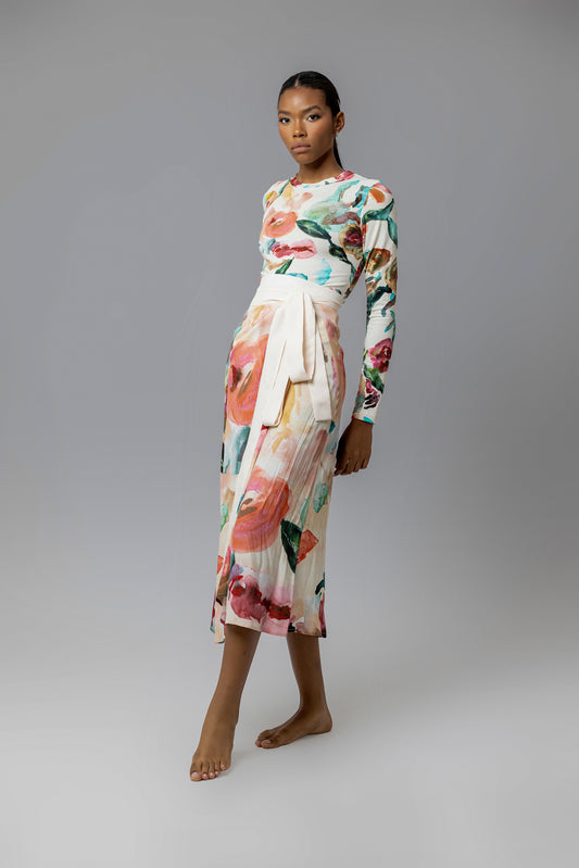 Aquarellen Garden Chamba Skirt