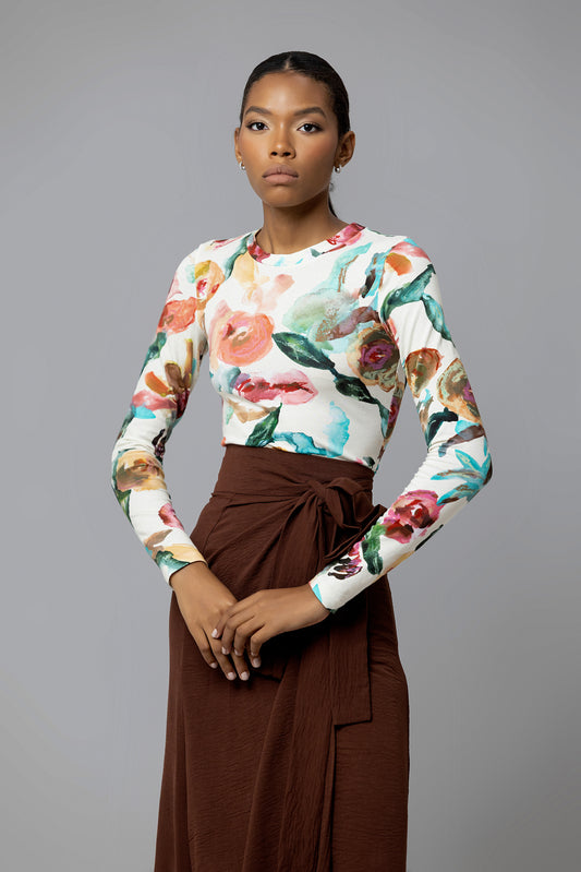 Aquarelle Garden Long Sleeve