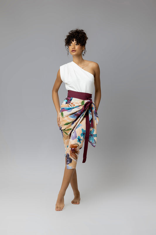 Morning Bloom Chamba Skirt