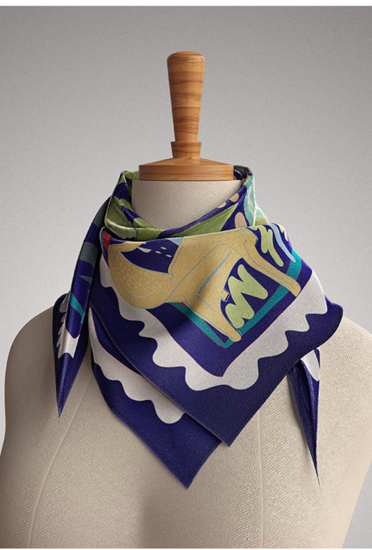 Delivery Dark Blue Scarf