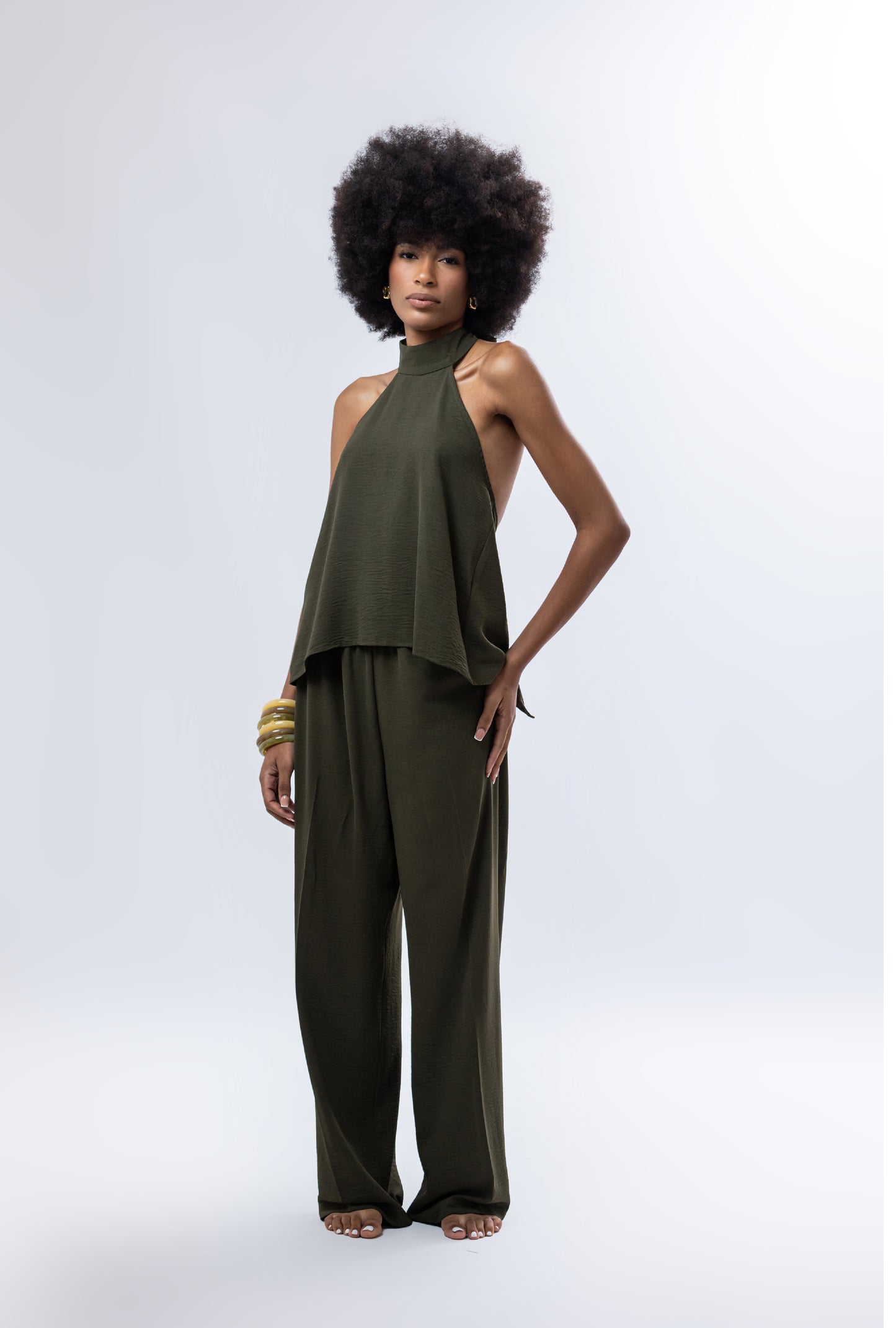 Green Army Marie Pant + Ulla Set
