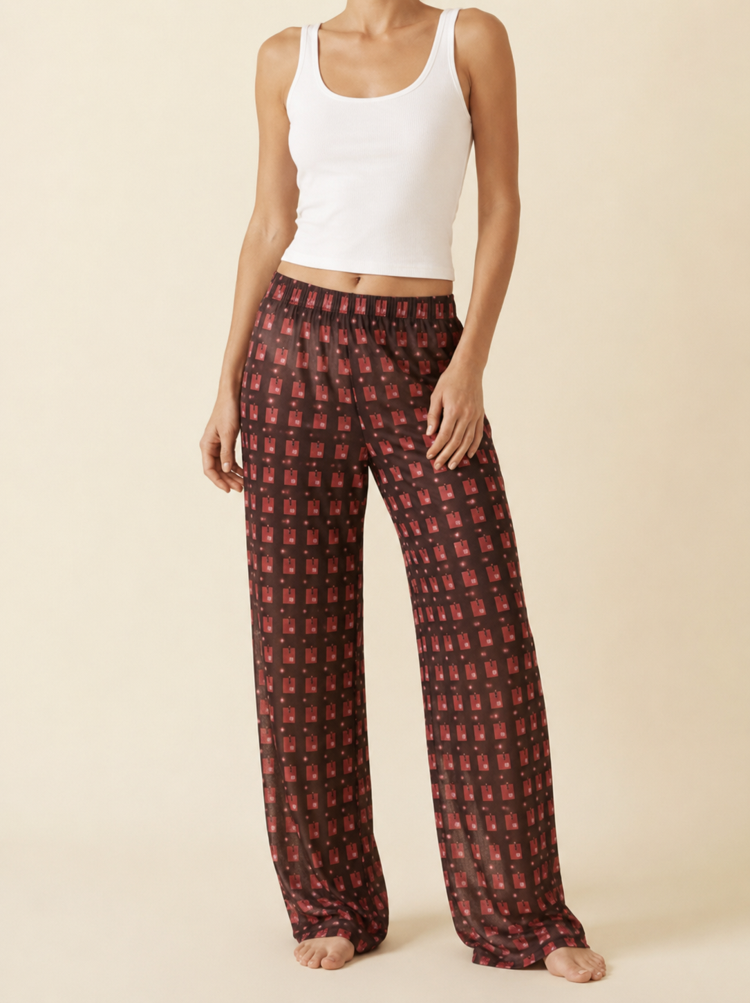 MESH MARIE PANT | ARCILLA ROSA