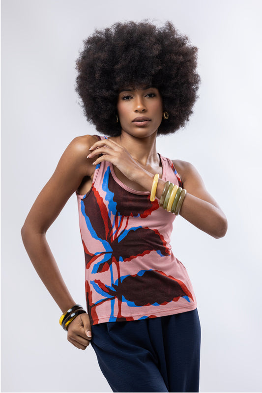 Coral Fire Tank Top