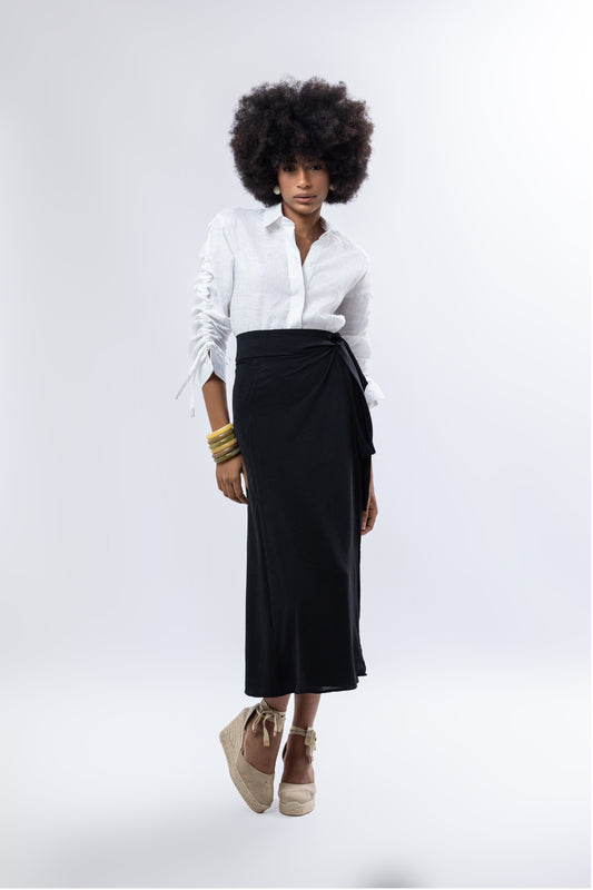 Black Chamba Skirt