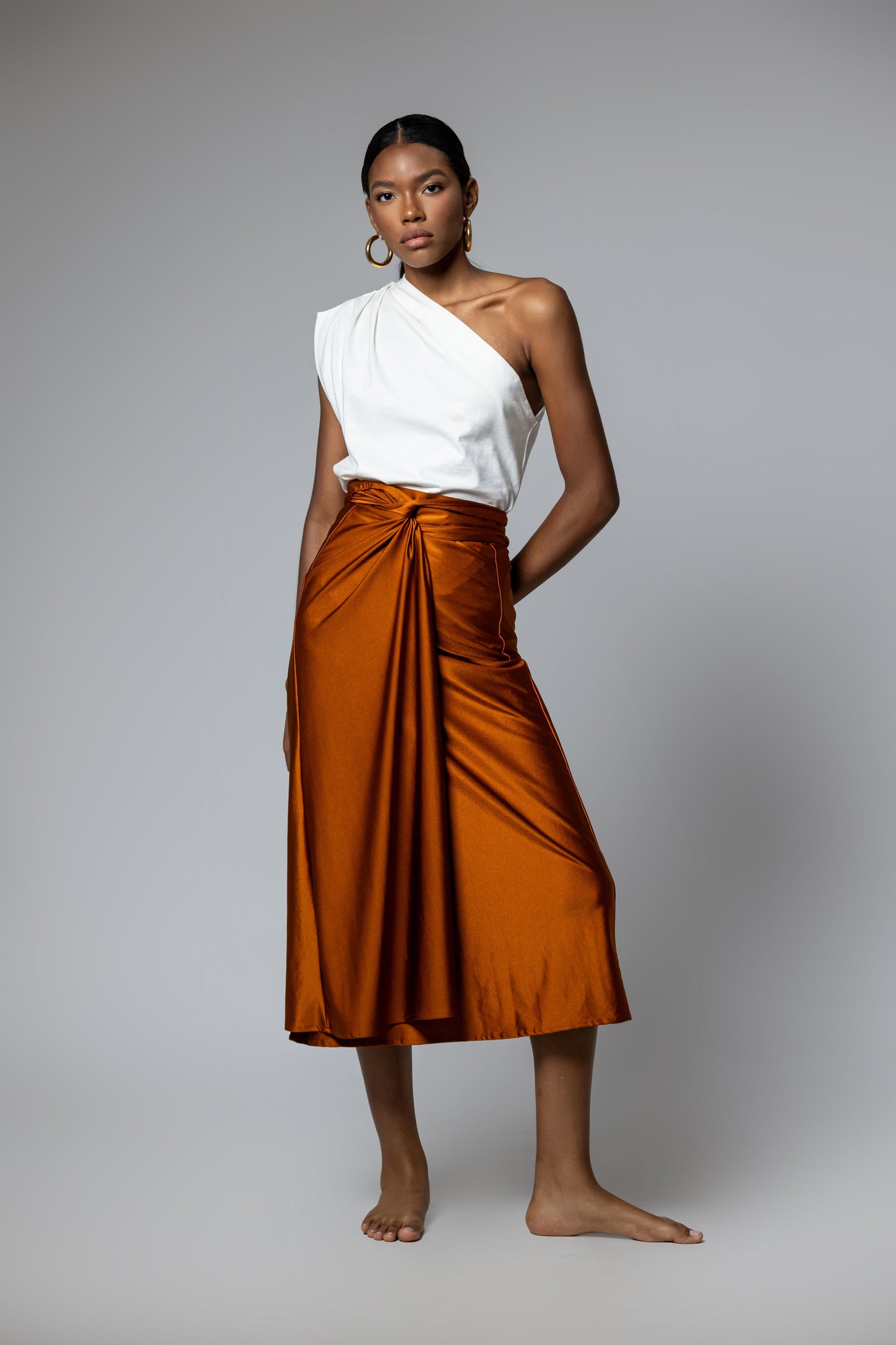 Ancient Copper Chamba Skirt