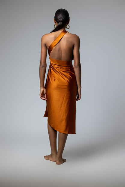 Ancient Copper Chamba Skirt (As a Dress)