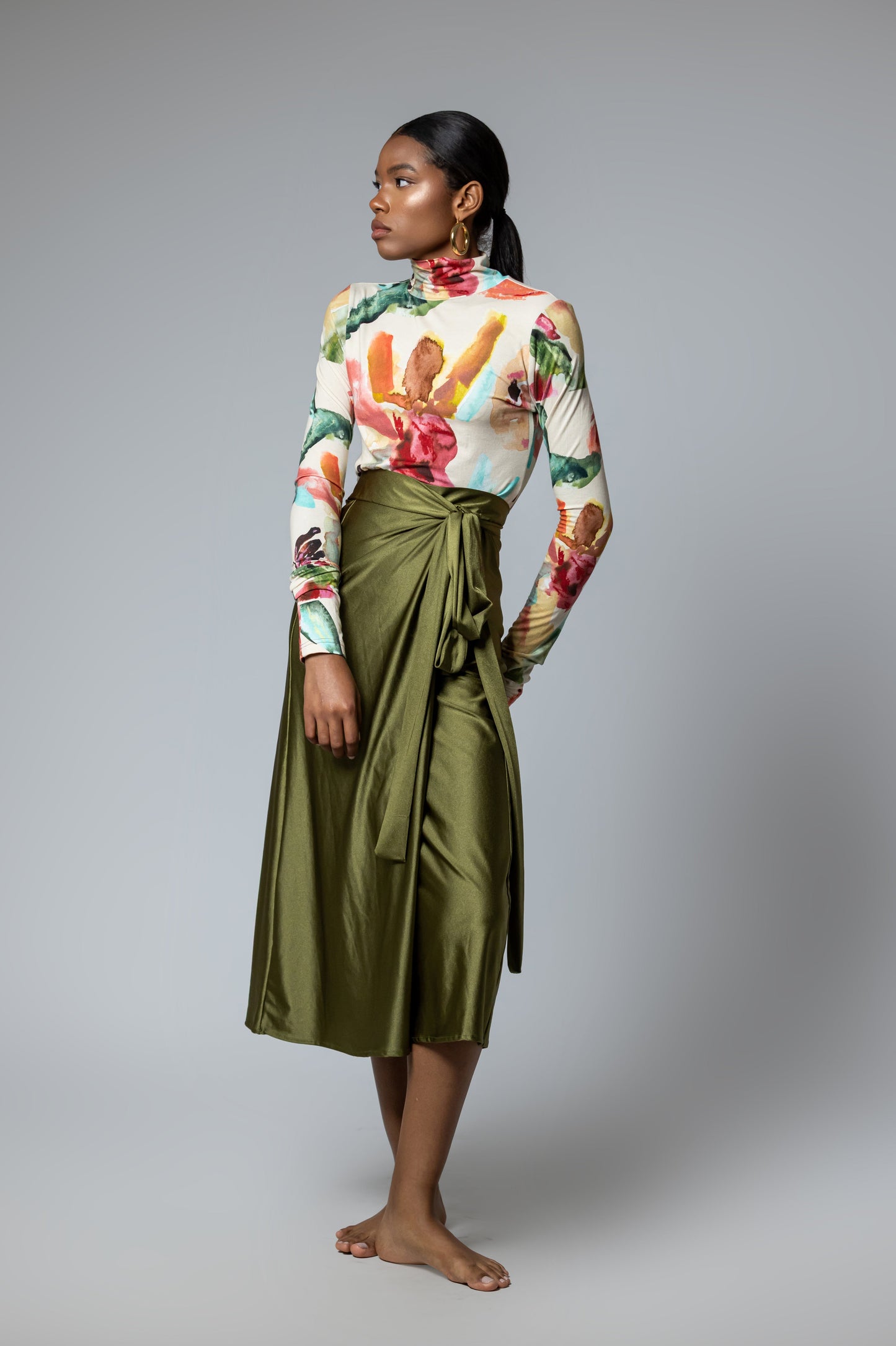 Olive Glow Chamba + Long Sleeve