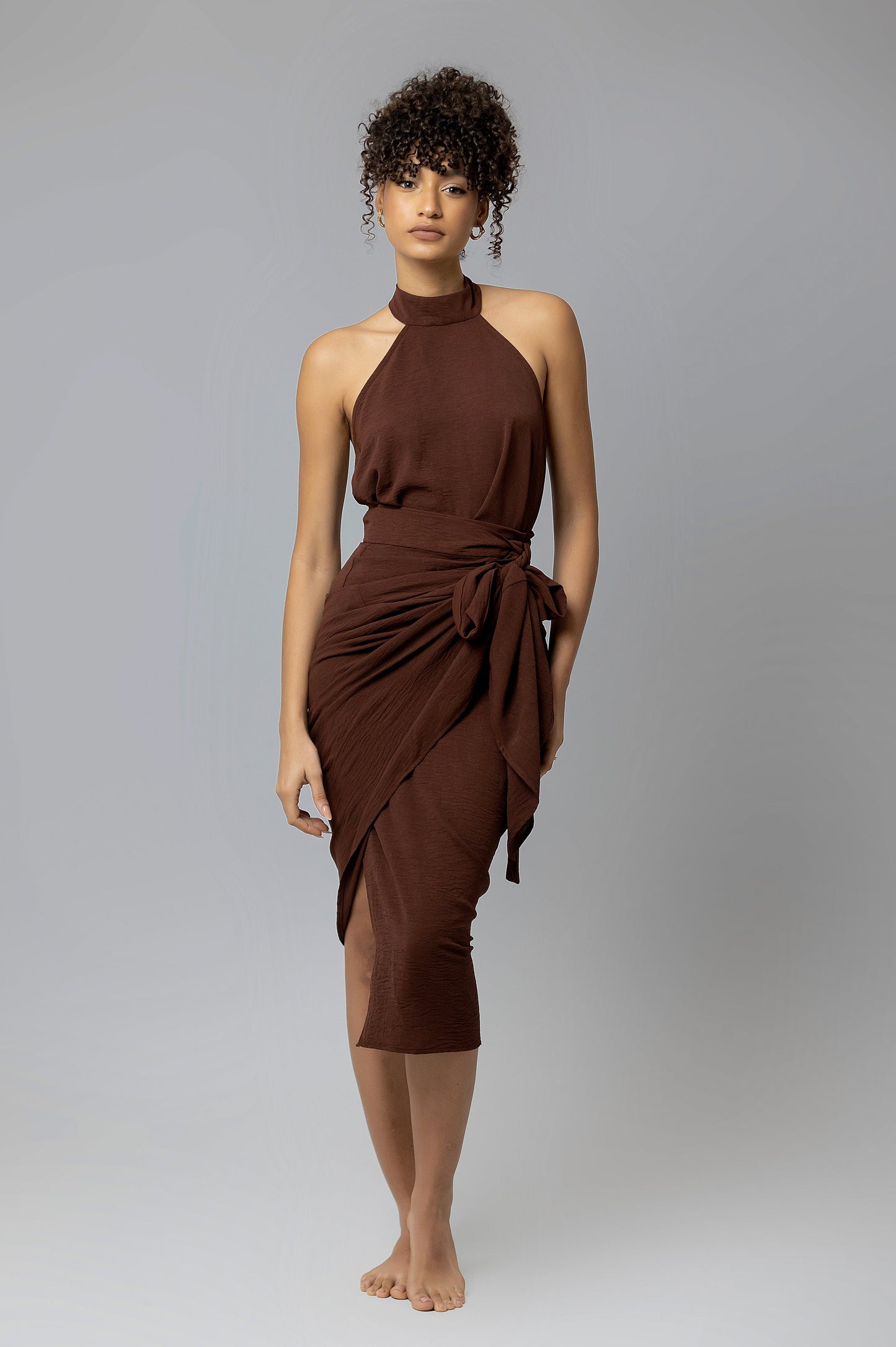 Earthstone Chocolate Chamba + Ulla Top