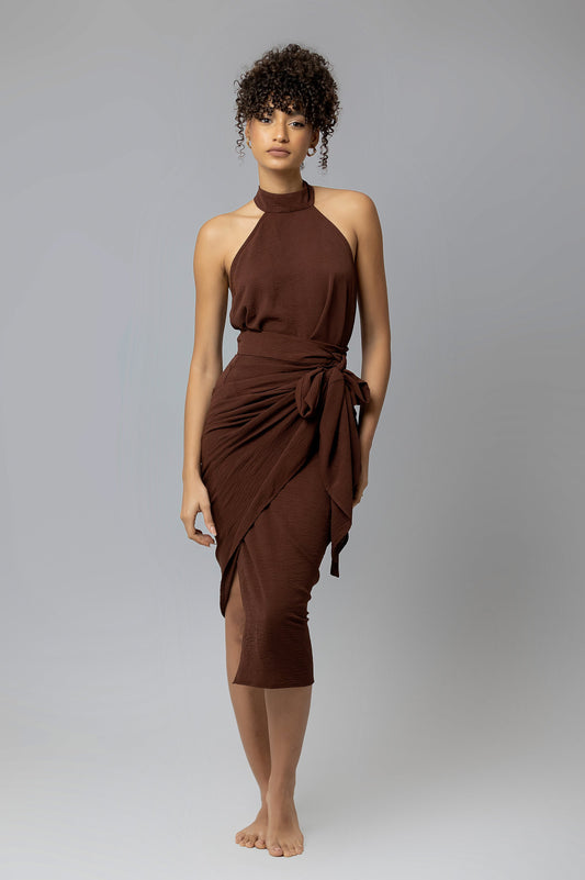 Earthstone Chocolate Chamba + Ulla Top