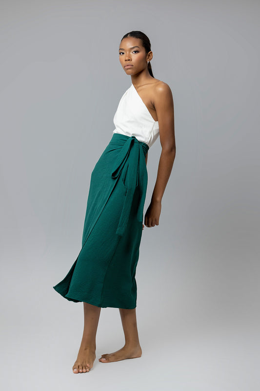 Emerald Chamba Skirt