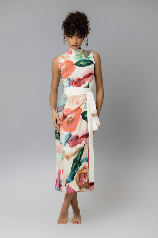 Aquarellen Garden Chamba + Sleeve Less