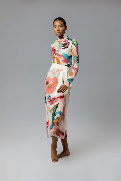 Aquarellen Garden Chamba Skirt