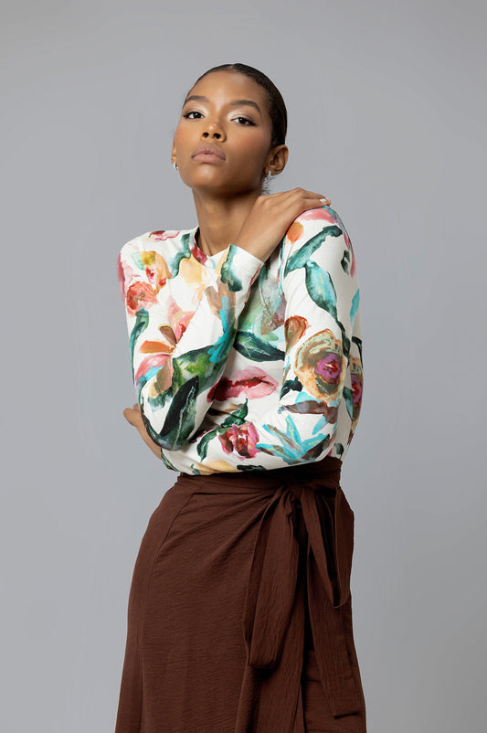 Aquarelle Garden Long Sleeve