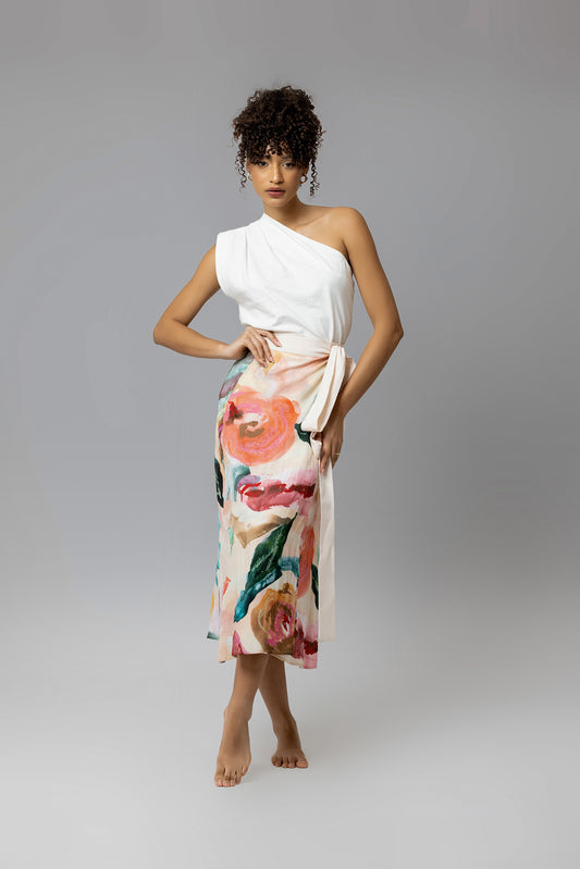 Aquarellen Garden Chamba Skirt