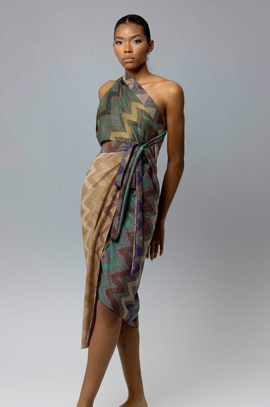 Zig Zag Roots Chamba Skirt (As a dress)