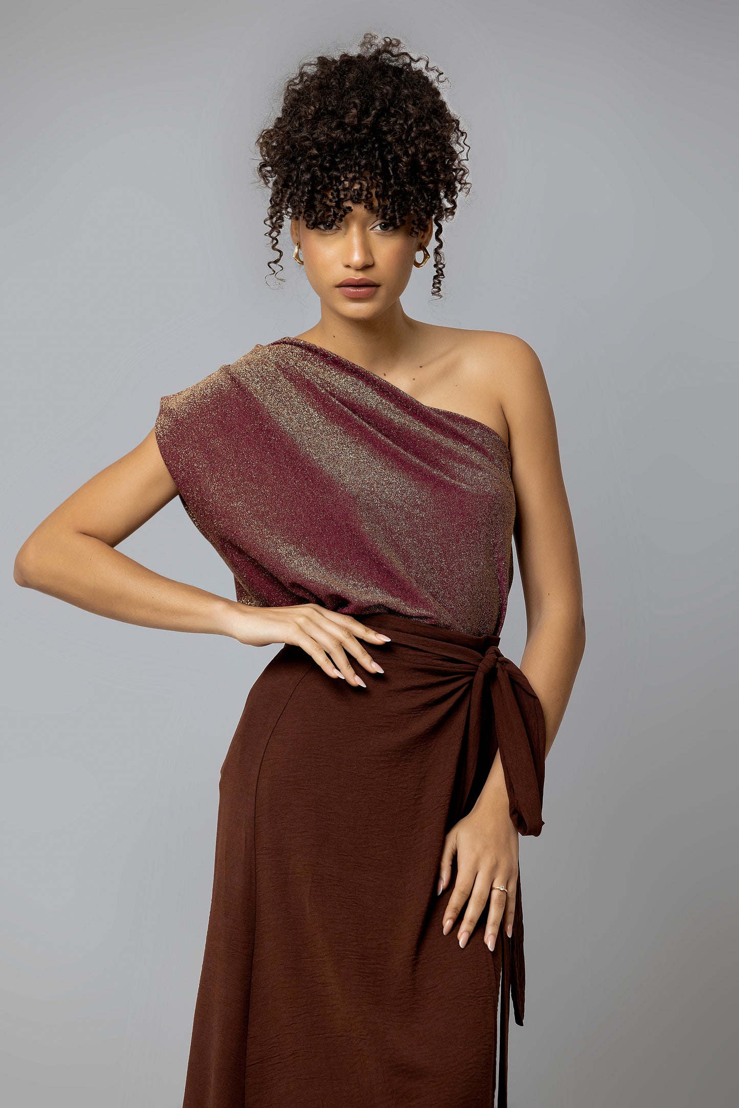 Metallic Sundown Amelia Top