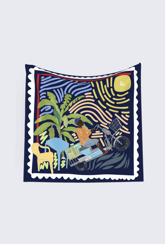 Delivery Dark Blue Scarf