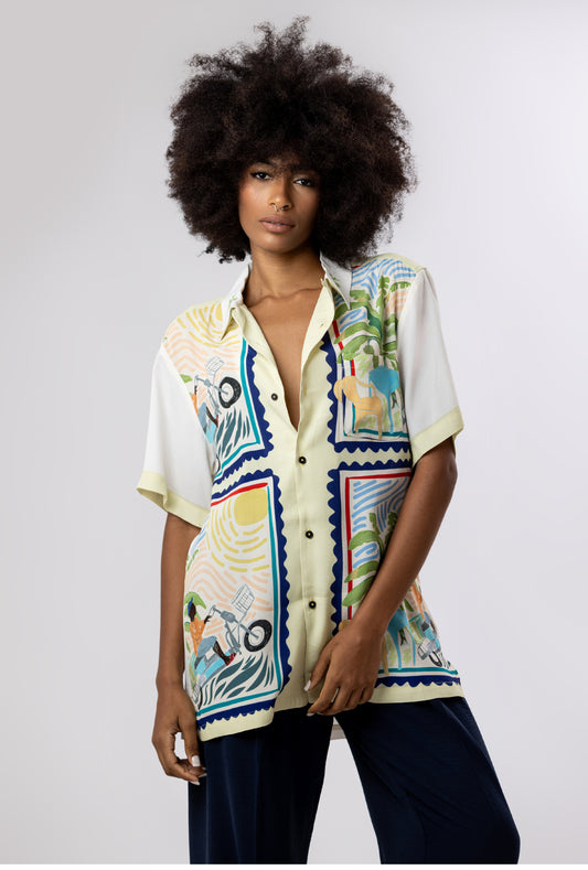 Funky Palm Shirt