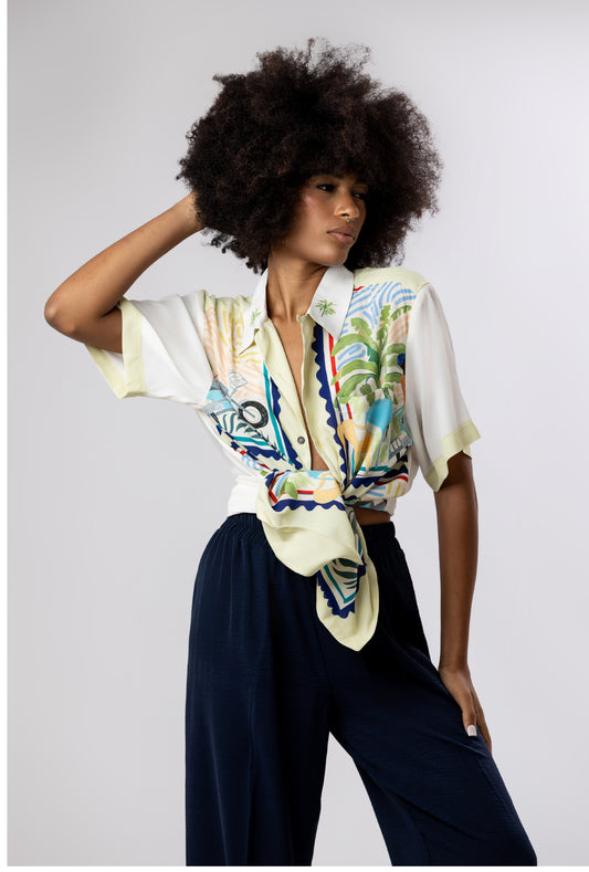 Funky Palm Shirt