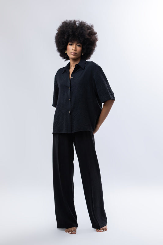 Black Marie Pant + Carlotta Shirt