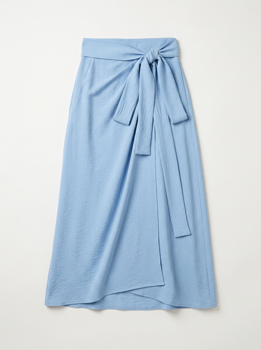 CHAMBA SKIRT - DRESS | MIST BLUE
