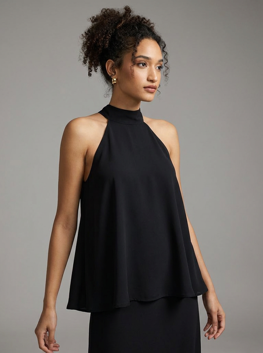 ULLA TOP | BLACK