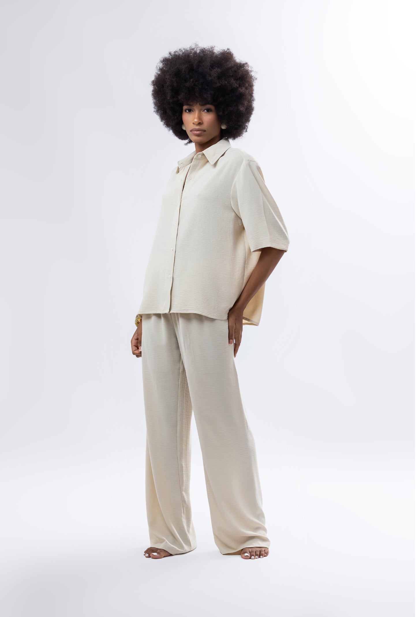 Off White Marie Pant + Carlotta