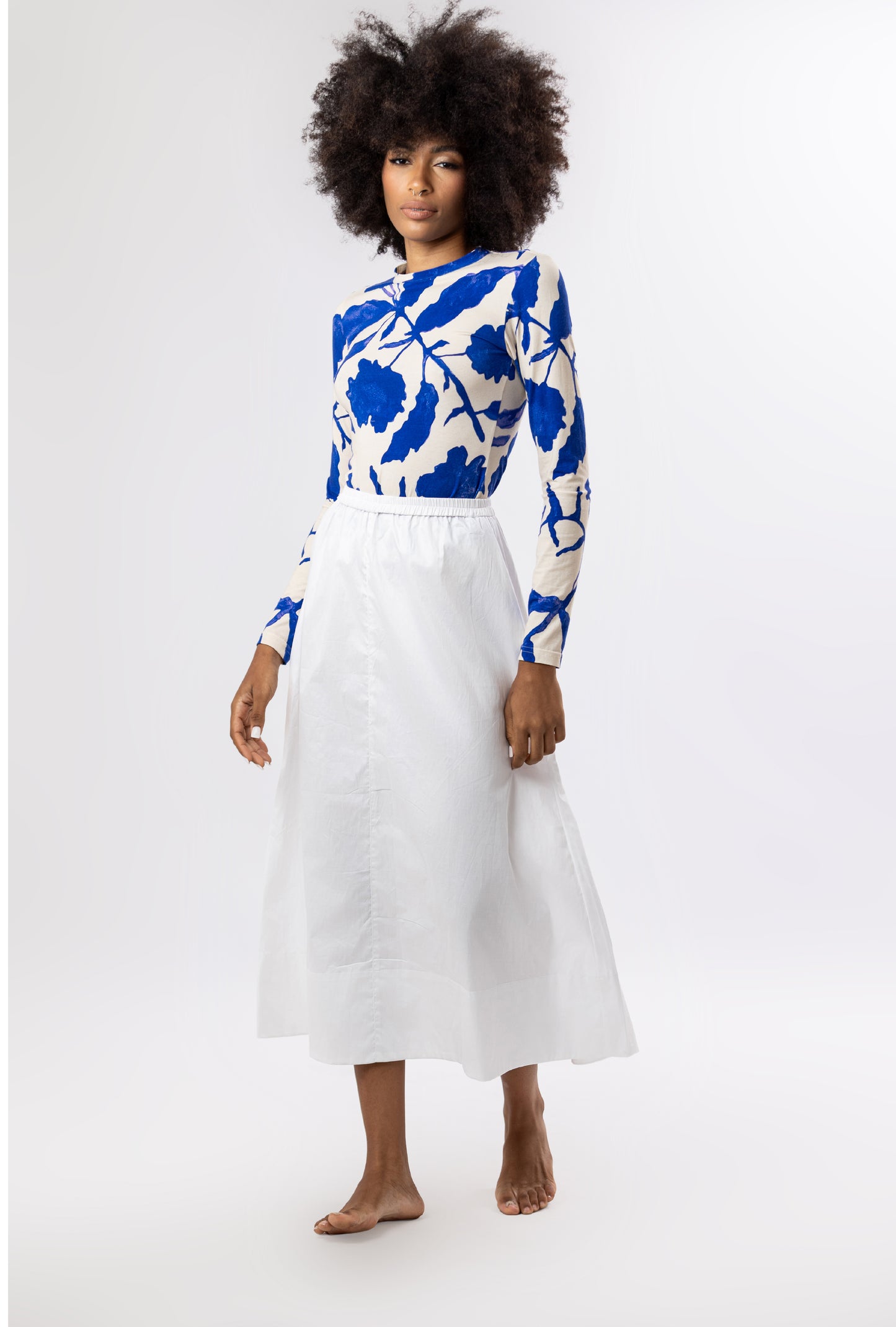 Isla White Skirt