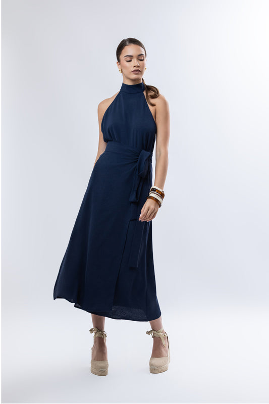 Navy Chamba + Ulla Top