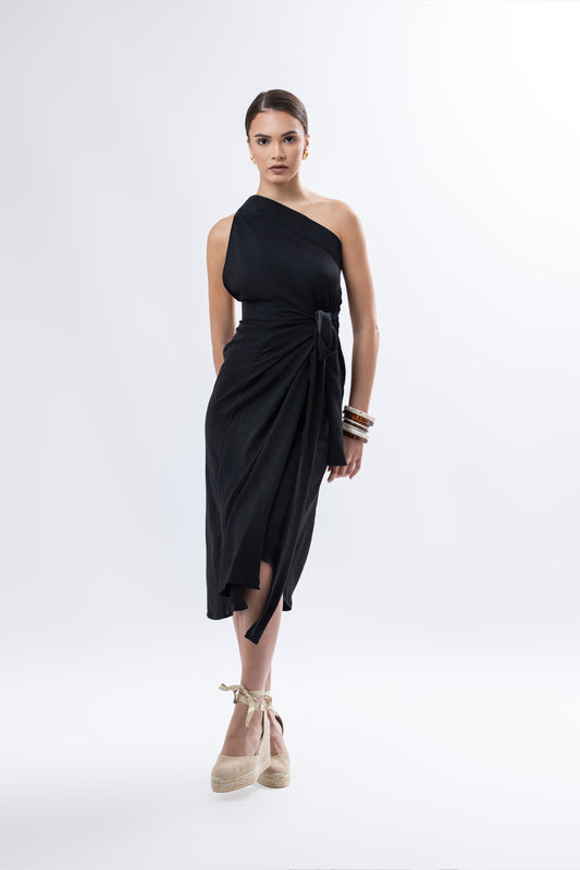 Black Chamba Skirt (as a dress)