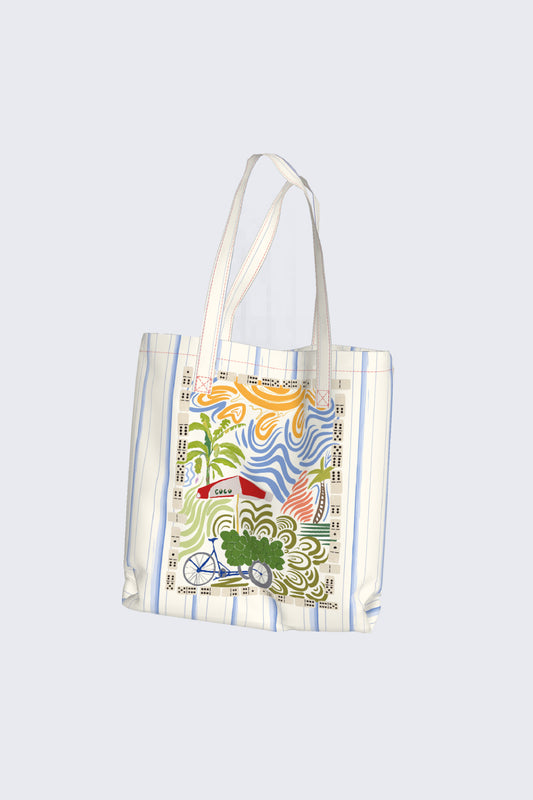 Stripe Tote Bag